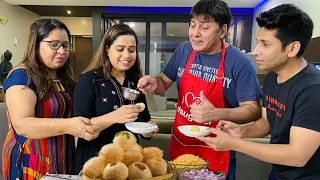 Papa ke hath ki pani puri | Pani puri recipe | Sudesh Lehri family | Golgappe | Vlog #19