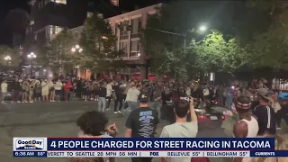Four people charged for illegal street racing in Tacoma | FOX 13 Seattle