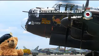 Avro Lancaster PA474 | 10 Minutes Merlin Engine Test Noise | BBMF | Lest We Forget | RAF Coningsby