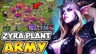 ZYRA BUT MY PLANTS CAN 1V5 THE ENEMY TEAM (ATTACK OF THE PLANTS)