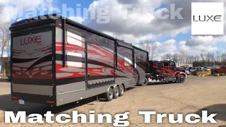 Matching Peterbilt Truck - Luxe Luxury Toy Hauler 48FB