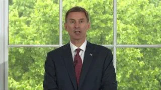 Jeremy Hunt launches his campaign for Conservative leadership | AFP