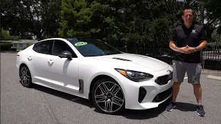 Is the 2023 Kia Stinger GT a BETTER luxury sedan than a Mercedes AMG C43?