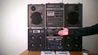 Loudest vintage boombox? Panasonic RX-A5 versus RX-6400 (National RXA2)