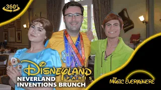 Inventions Neverland Brunch at Disneyland Paris with Peter Pan, Wendy, Hook and Smee