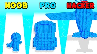 NOOB vs PRO vs HACKER - Pixel Battle