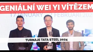 Tata Steel 2024 Geniální Wei Yi vítězem turnaje 13.kolo