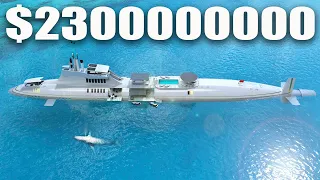 Inside Migaloo M7 The $2.3 Billion Submersible Superyacht