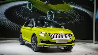 Гибридный кроссовер SKODA Vision X. Новый автомобиль Шкода. Прага Авто