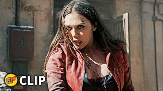 Scarlet Witch Becomes an Avenger - Battle of Sokovia (Part 2) | Avengers Age of Ultron (2015)