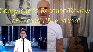 Songwriter's Reaction to Dimash "AVE MARIA" PHENOMENAL!!!