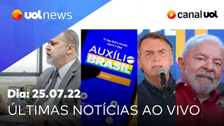 Lula e Bolsonaro nas pesquisas; novo calendário do Auxílio Brasil, PL e TSE e mais | UOL News
