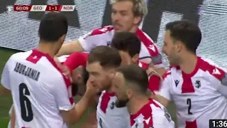 Georgia vs Norway (1-1) All Goals Results and Extended_Highlights vide