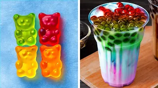 BUBBLE TEA And Other Cool Dessert Recipes And Sweet Food Ideas With Jelly And Chocolate