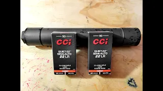 The Ultimate Suppressed Squirrel Sniper Ammo!  CCI Quiet Semi-Auto 22 LR