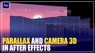 Camera 3D - Parallax | Landscape Animation in After Effects Tutorials