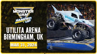 Monster Jam Ramped Up Birmingham, UK (Full Event) | March 31, 2024 | Monster Jam International
