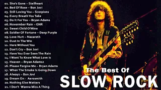 Scorpions, Aerosmith, Bon Jovi, U2, Ledzeppelin ,Eagles  💯 Best Slow Rock Ballads 70s 80s, 90s