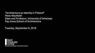 Architecture as Identity in Finland