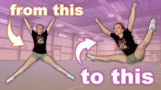 How to fix a Toe Touch that look like a Star Jump! | cheer jumps workout