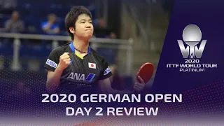 HIGHLIGHTS of Day 2 | 2020 ITTF World Tour German Open