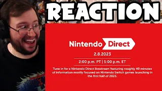 Gor's "Nintendo Direct 2.8.2023 - Nintendo Switch" REACTION