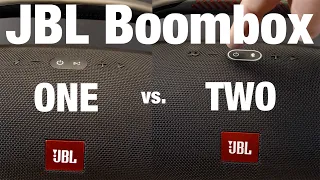 JBL Boombox 1 vs 2 (Details)