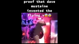 flying v (literally) #meme #metal #megadeth #davemustaine #metallica #fyp