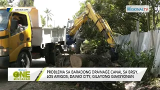 One Mindanao:  Problema sa baradong canal sa Brgy. Los Amigos, Davao City, gilayong giaksyonan