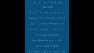 Lie, Lie, Lie By Joshua Bassett (Lyrics in Karaoke Style)