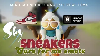 SNEAKERS in Sky! Along with VIRAL DANCE EMOTE | Beta - Aurora Encore Concerts | Sky Cotl | Noob Mode