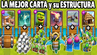 LA MEJOR CARTA Y SU ESTRUCTURA | OLIMPIADAS de CLASH ROYALE