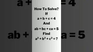 A Nice Algebra Math Problem. Expansion Problem. #shorts #math #algebra #olympiad #expansion #viral