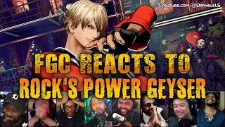 FGC reacts to Rock's POWER GEYSER (English - SUB) || 餓狼伝説 FATAL FURY - CotW