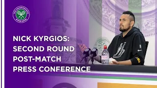 Nick Kyrgios Second Round Press Conference | Wimbledon 2021