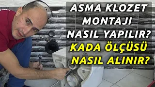 ASMA KLOZET MONTAJI NASIL YAPILIR How to install a wall-hung wc pan