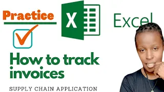 Basic Excel skills to practice | How to track invoices or expiry using Excel in Supply Chain
