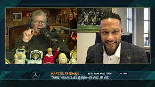 Marcus Freeman on the Dan Patrick Show Full Interview | 12/06/21