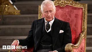 King Charles III addresses Parliament for first time - BBC News