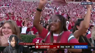 WHO WANT IT MORE! #11 Alabama vs #17 Tennessee Highlights REACTION VIDEO!!!