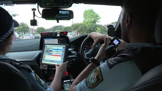 NSW HWP BMW 530D Responding to officer involved shooting in Bankstown