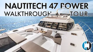 NEW Nautitech 47 Power Catamaran Walkthrough Tour