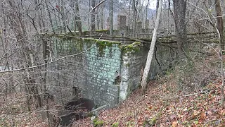 Remains of Abandoned Greenwood Mining Co. at old Brownwood Coal Camp, Fayette County, West Virginia