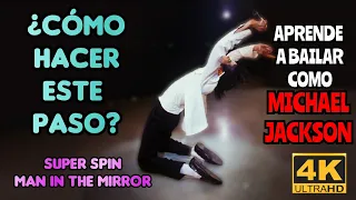 Aprende a Bailar como Michael Jackson - Giros [ MAN IN THE MIRROR ]