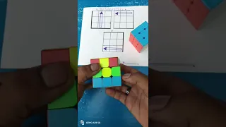 😎Cube Solved ⚔️ Rubik's cube is the simple trick #nr #rubiks cube #❤️