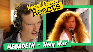 MEGADETH "Holy wars...and the punishment due" - Vocal Coach REACTS