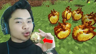 Minecraft Tapi Aku Makan Makanan Minecraft di Dunia Nyata