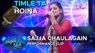 Timle Ta Hoina | Sajja Chaulagain | Coca-Cola Nepal Presents Nepal Idol Season 3 | AP1HD