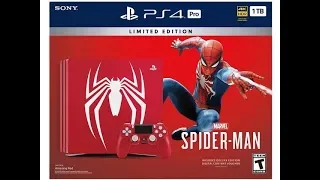 Spiderman Homecoming UNBOXING Limited edition Marvel's Spiderman PS4 PRO bundle   YouTube