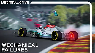 Formula Car Mechanical Failures #9 | BeamNG.drive | FR17 F1 MOD | F2 MOD